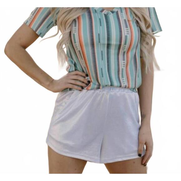 STERLING KREEK Pants - NEW STERLING KREEK dream on shorts in white